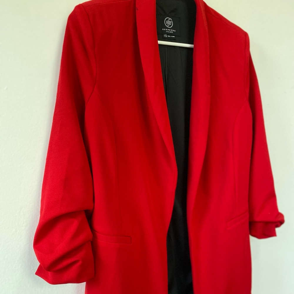 Red blazer